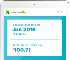 myNerdWallet - Debt Management